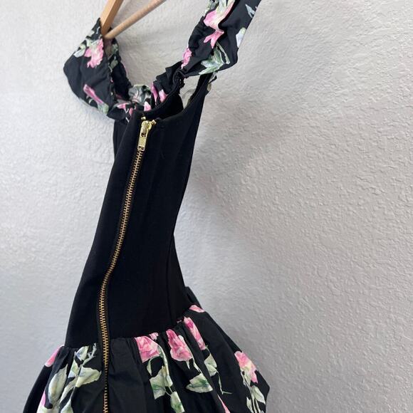 NWT LOVESHACKFANCY PASTEL FLORAL MINI DRESS - Picture 4 of 15